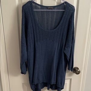 Blue Knit Sweater
